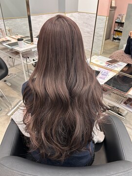 韓国へア/レイヤー/顔周り/ボブ/透明感カラー