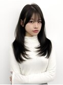 くびれレイヤー/顔まわりカット/レイヤーカット/小顔ヘア