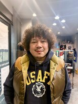 ダニーコウベ(Danny kobe) アフロ手前