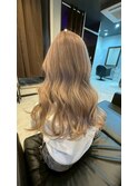 ブリーチを使ったハイトーンカラー