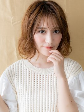 カバーヘアアンドスパ ブリス 浦和(COVER HAIR&SPA bliss) ミルクティーブロンドドライパーマプードルボブX浦和20代30代