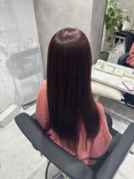 アリュメ 三重鈴鹿店(allum) * ワンカラーで艶々ピンクカラー *