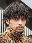 銀座新橋シャドウパーマ2wayルーズパーマルーズショートフェード