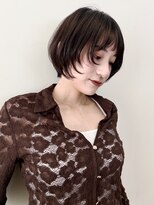ロッソ 西荻窪(ROSSO)&nbsp;顔まわりレイヤー×ショートボブ