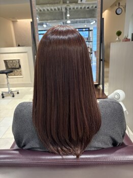 ヘアメイク カン プラスエフ(HAIR MAKE KANN+f)の写真/ベテランスタイリストが叶える！髪質改善ストレートで、憧れのサラサラヘアへ♪