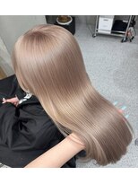 ペレ 原宿(PELE)&nbsp;ダークパープルナチュラルショート夏のヘアアレンジ原宿