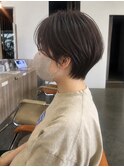 【恵比寿】トップの分け目なしマッシュショート