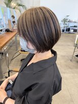 ジュノ オプシアミスミ店(Juno)&nbsp;アンブレラカラーショートボブ