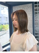 アンリオマール(an rio MAR)&nbsp;くっきりハイライト×切りっぱなしボブ