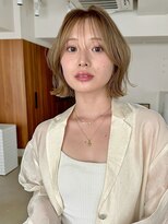 フィルムス ヨコハマ プラス(FILMS 横浜 +)&nbsp;レイヤーボブ/ミルクティーベージュ/髪質改善/顔周り/横浜