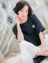 モッズヘア 上尾西口店(mod's hair)&nbsp;■mod's上尾6-6★■黒髪がso cool ！大人かわいいラフボブ