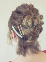 美容室 リズヘアー 稲毛店(Riz hair)&nbsp;ボブのゆるふわアレンジ【稲毛】