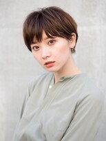 エムクランメイクス 原宿 表参道(m.clan MAKE'S)&nbsp;大人かわいい小顔ワンレン{エアリーショート/ミニマムボブ/ボブ}