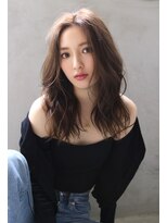 ブラン 梅田(Blanc)&nbsp;【Blanc】グレージュカラー こなれヘア9086