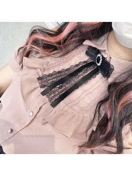 レヴェリー(REVERIE) #プルエクステ#インナーカラー#ピンク