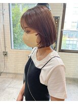 ミリ 久留米(miri..)&nbsp;ボブ MASA 黒髪/グレーベージュ/レイヤーロング/前髪パーマ/