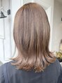ユイバイラドンナ(Huit by LADONNA) ミディアムボブ×ハニーベージュ[白髪染め/各務原/髪質改善/学割