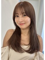 ローネス ギンザ(LONESS ginza)&nbsp;くびレイヤーエモージュグレーベージュカラーダーク アッシュ