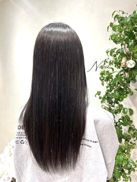 ニカ ボーテ(Nika beaute) 【髪質改善】レイヤーカット×ダークグレー