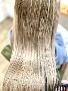 グリーンルームセカンド 結城店(GREEN ROOM. 2nd) ブリーチ毛は髪質改善トリートメント