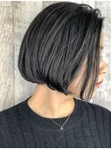 シークレットハイライト/グレーミニボブ