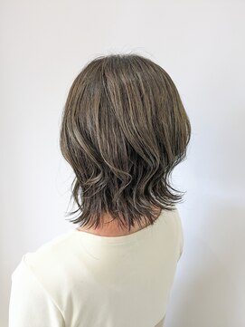 アヤラ オーガニックアンドスパ 東船橋店(AYALA) 【中村のぞみ】ショートパーマ×オリーブグレージュ