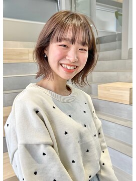 カケル(×.) タッセルボブ/切りっぱなしボブ/ワイドバング