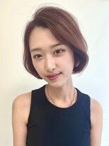 アローラ 三軒茶屋(Allora) 小顔大人女性ボブ　前髪なし　タッセルボブ　耳掛けボブ
