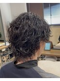 【Lien 風呂田】波巻きパーマ×センターパートウルフ☆