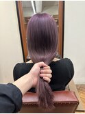【ブリーチ１回】ラベンダーカラー/艶感カラー【飾磨/姫路】