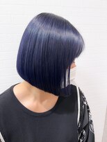 リティアンドビューティースタジオモッズシブヤ(LITTY&beauty studio M.O.D shibuya)&nbsp;ブルーラベンダー/ブルーバイオレット/ミニボブ
