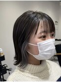 インナーカラーケアブリーチイヤリングカラーハイライトレイヤー