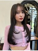 MINX川上春香　レイヤーカット　顔まわりカット　韓国ヘア