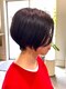 ハンドワークス(HAND WORKS)の写真/ミリ単位のカットで全体のバランスを駆使。髪質や骨格を見極め美フォルムを実現する小顔ショート☆