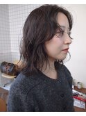ニュアンスパーマ　レイヤーパーマ　ウルフパーマ