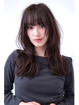 エースハバナ 渋谷(1 HAVANA) ロングレイヤー/ハッシュカット/20代30代/グレージュ