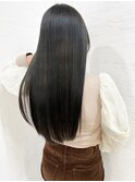 20代30代髪質改善ロイヤルストレート☆ストレートパーマ艶感