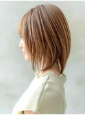 韓国レイヤー顔周りカット透明感カラー髪質改善艶髪シースルー