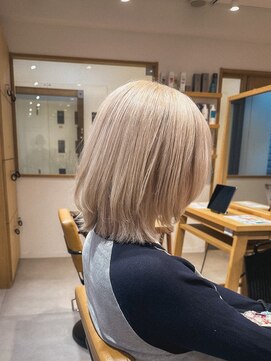 クラップス 上大岡(CLAPS) ブロンドベージュハイトーンペールトーン20代30代【2ブリーチ】