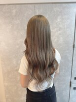 ガルボヘアー 心斎橋店(garbohair)&nbsp;プルエクステグレージュカラー心斎橋エクステ当日予約OK