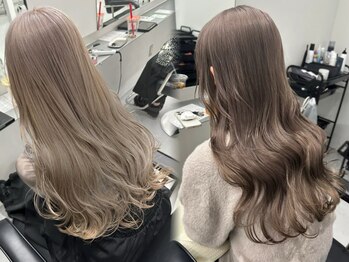 ラヴィズム 長岡店(LUVISM)の写真/透明感＆抜け感◎理想の髪色はダブルカラーで♪