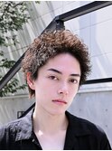 渋谷スパイキーパーマスパイキーショートパーマ刈り上げショート