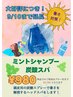 【誰でもOK】大人気！超クール！ミントシャンプー炭酸スパ10分　￥980