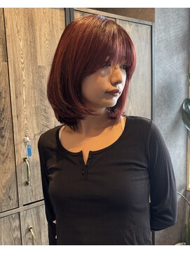 シック(chic.) 韓国ボブ/ミディアムレイヤーボブ/顔まわりレイヤー/ショート