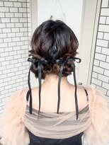 フェリーチェ(Felice)&nbsp;ツインヘア お団子 リボン 参列ヘア イベントヘア ライブヘア