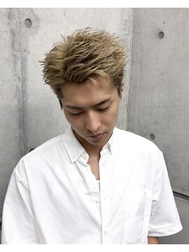 オーシャントーキョー ホワイト 原宿(OCEAN TOKYO WHITE) メンズショートスパイキーショートツーブロック