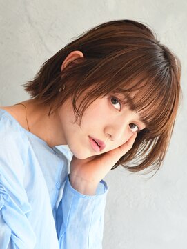 アース 日吉店(HAIR&MAKE EARTH) 大人可愛い小顔前下がりボブ×ナチュラルボブ×ミニボブ