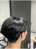 MEN’S HAIR/サーフカール/刈り上げセンターパート/柏