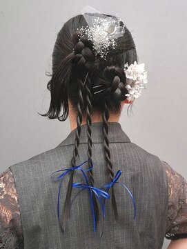 カチモリヘアアレンジy2k推し活オタ活ヘアセットヘアメイク