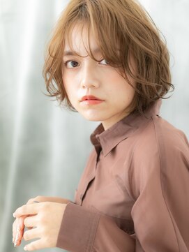 ドクターズ サロン ラブ(Dr's Salon LAB) アプリコットオレンジウェーブミニボブs古河20代30代